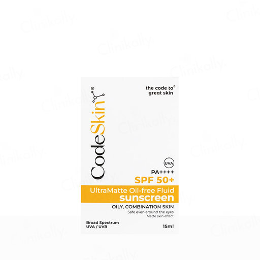 CodeSkin UltraMatte Fluid Sunscreen SPF 50+ PA++++